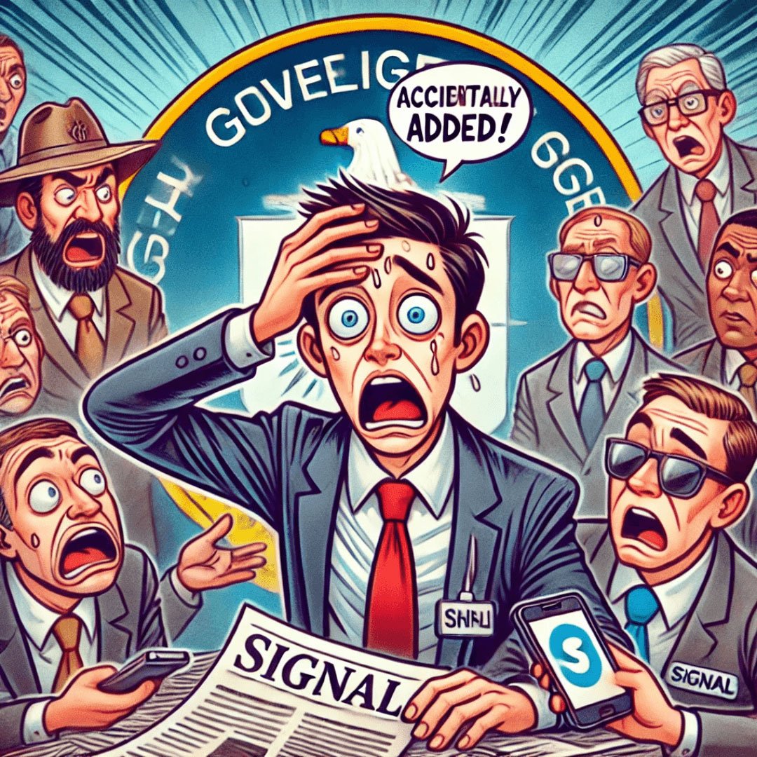 US Intel Agents on Signal: Oops or Operation?