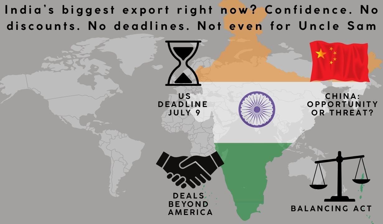 India’s Foreign Trade Tightrope — Deals, Deadlines & the China Conundrum