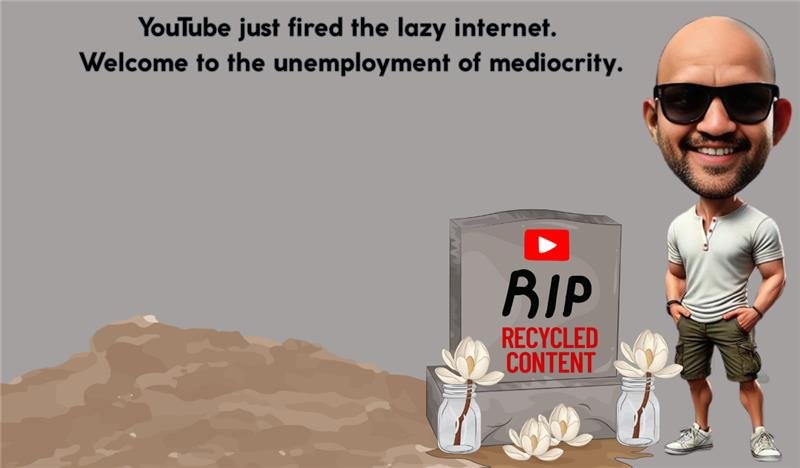 YouTube Just Fired Half the Internet — And Nobody’s Safe Anymore