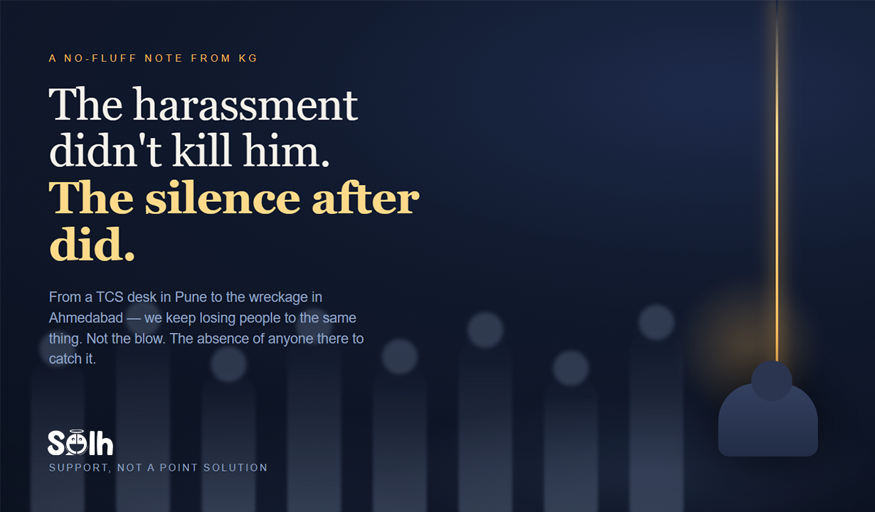 Harassment Didn’t Kill Him. The Silence After Did.