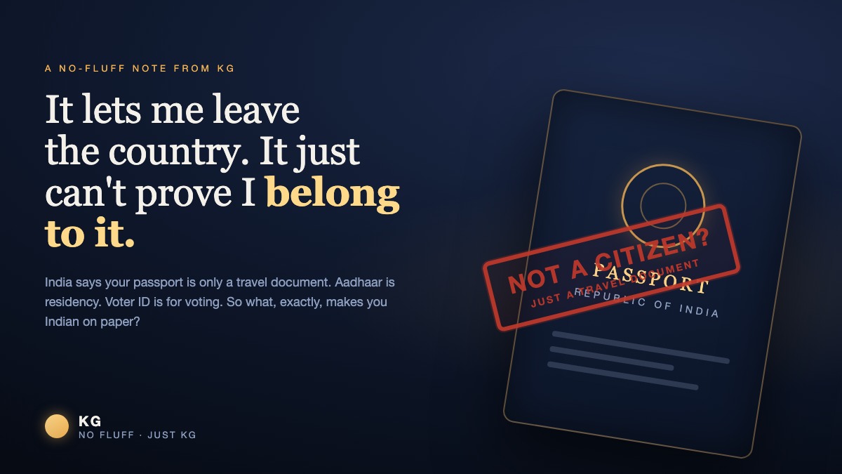 My Passport Can Take Me to 60 Countries. It Just Can’t Prove Which One I’m From.